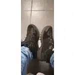 Wasserdichte Wildleder-Wanderstiefel Schwarz photo review