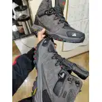 Wasserdichte Wildleder-Wanderschuhe Grau photo review