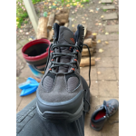 Wasserdichte Wildleder-Wanderschuhe Grau photo review