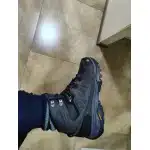 Wasserdichte Wildleder-Wanderschuhe Grau photo review