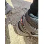 Braune wasserdichte Wildleder-Wanderstiefel photo review