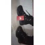 Wasserdichte Wildleder-Wanderschuhe Grau photo review