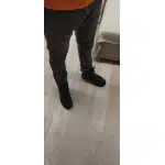 Wasserdichte Wildleder-Wanderstiefel Schwarz photo review