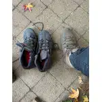 Wasserdichte Wildleder-Wanderschuhe Grau photo review