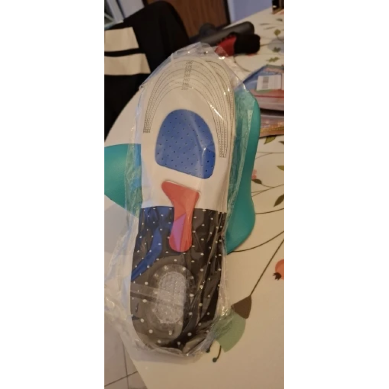 Stoßdämpfende Einlegesohlen mit Fußgewölbeunterstützung photo review