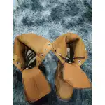 Vintage Kampfstiefel aus Coyote-Braunleder photo review