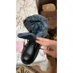 Schwarze Militärstiefel mit Zehenschutzkappe photo review