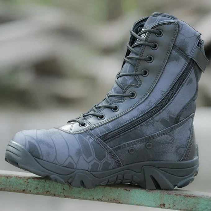 Schwarze Camo-Kampfstiefel – Kryptek Typhon – Bild 2