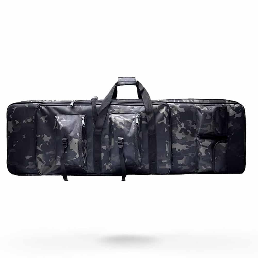 Schwarze Multicam-Gewehrtasche