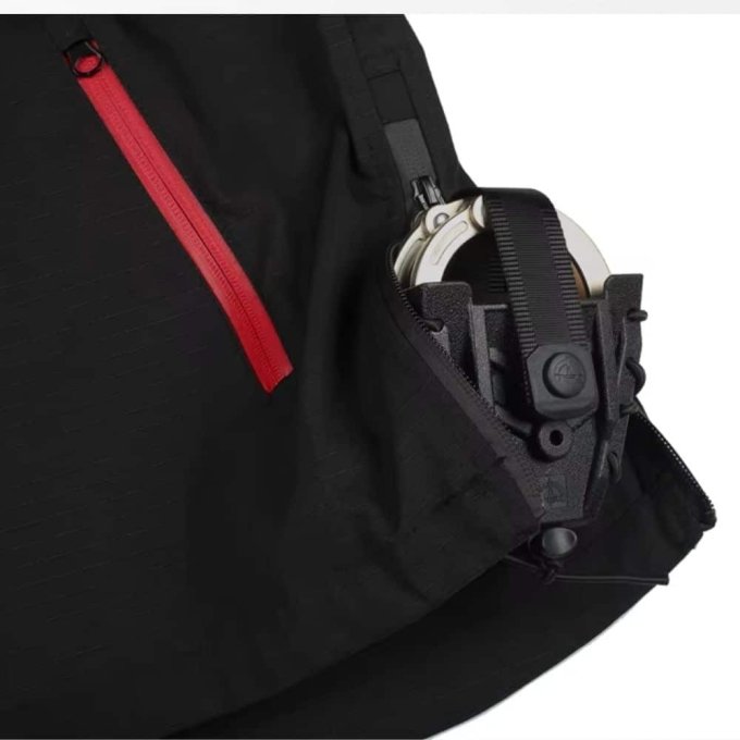 Schwarze taktische Windbreaker-Jacke "MCT" – Bild 3