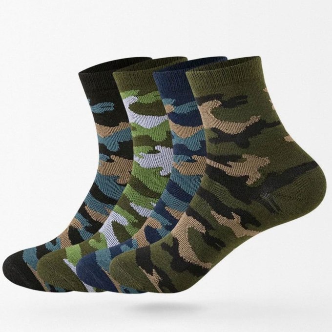 Camouflage-Knöchelsocken (5er-Pack)