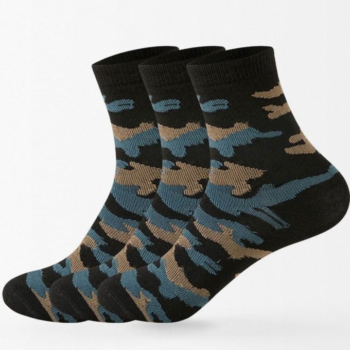 Camouflage-Knöchelsocken (5er-Pack) – Bild 6