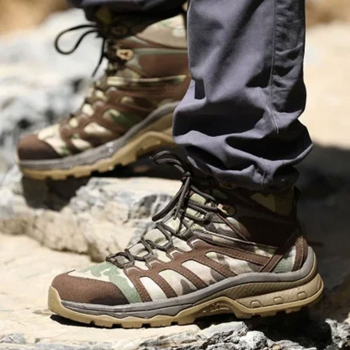 Mittelhohe Multicam-Camouflage-Taktikstiefel – Bild 3