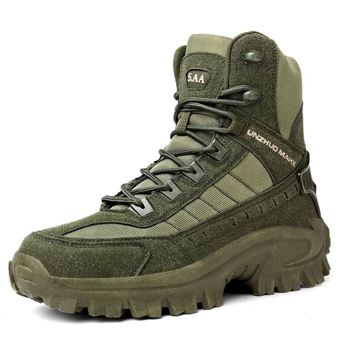 Olivgrüne Wüsten-Kampfstiefel