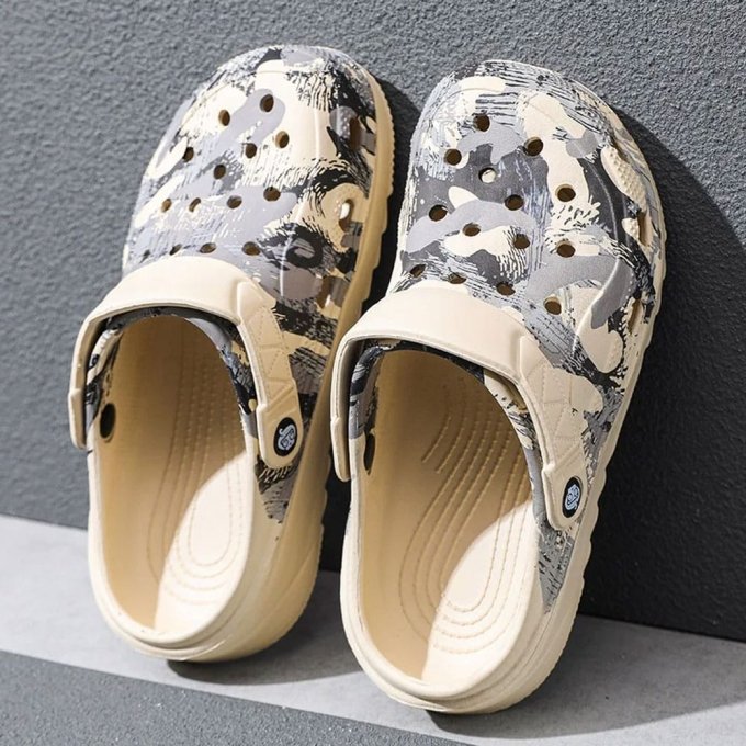 Taktische Crocs im Wüstencamouflage – Bild 3