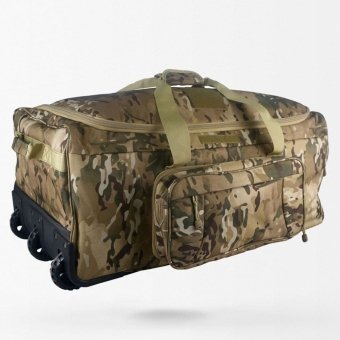 Große taktische Militär-Reisetasche mit Rollen (124L)