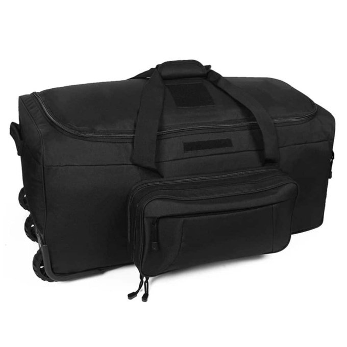 Große taktische Militär-Reisetasche mit Rollen (124L) – Bild 9