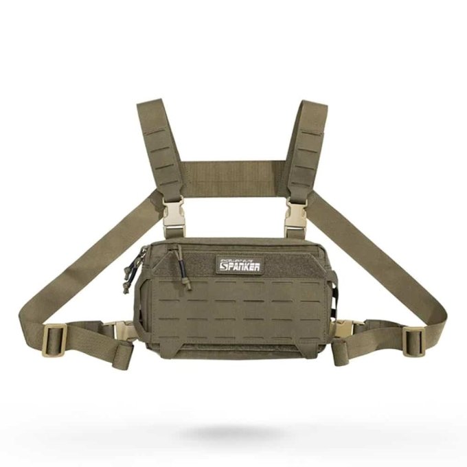 Lasergeschnittene MOLLE-Brusttasche