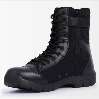Leichte schwarze taktische Stiefel
