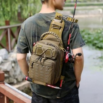 Medium tactical sling bag Laser Cut Molle