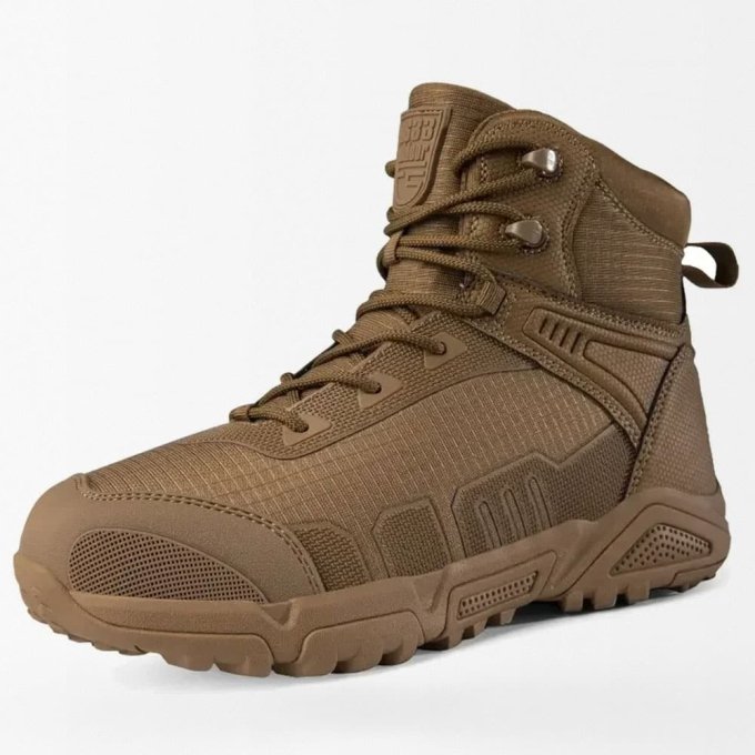 Mittelhohe taktische Wanderschuhe in Coyote-Braun