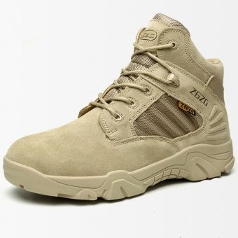 Mittelhohe Sicherheitsstiefel in Wüstensand