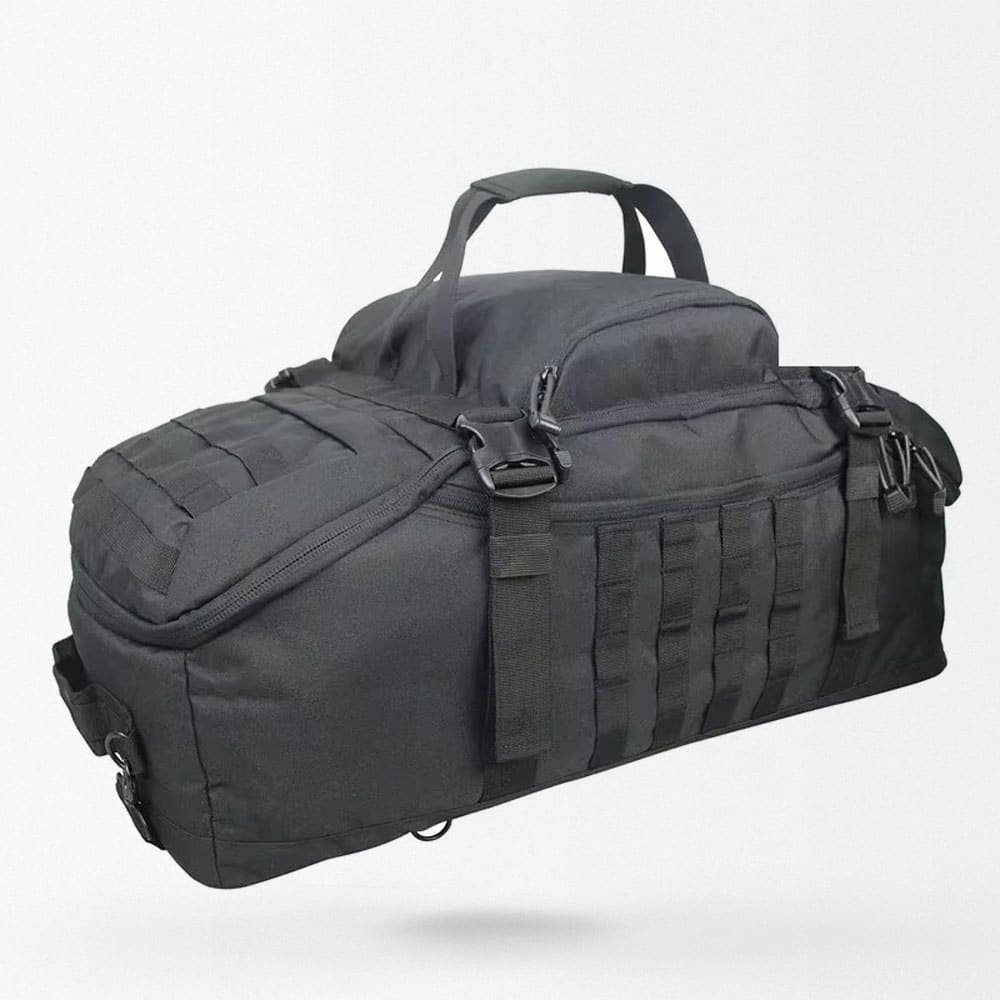 Schwarzer Militär-Dufflebag