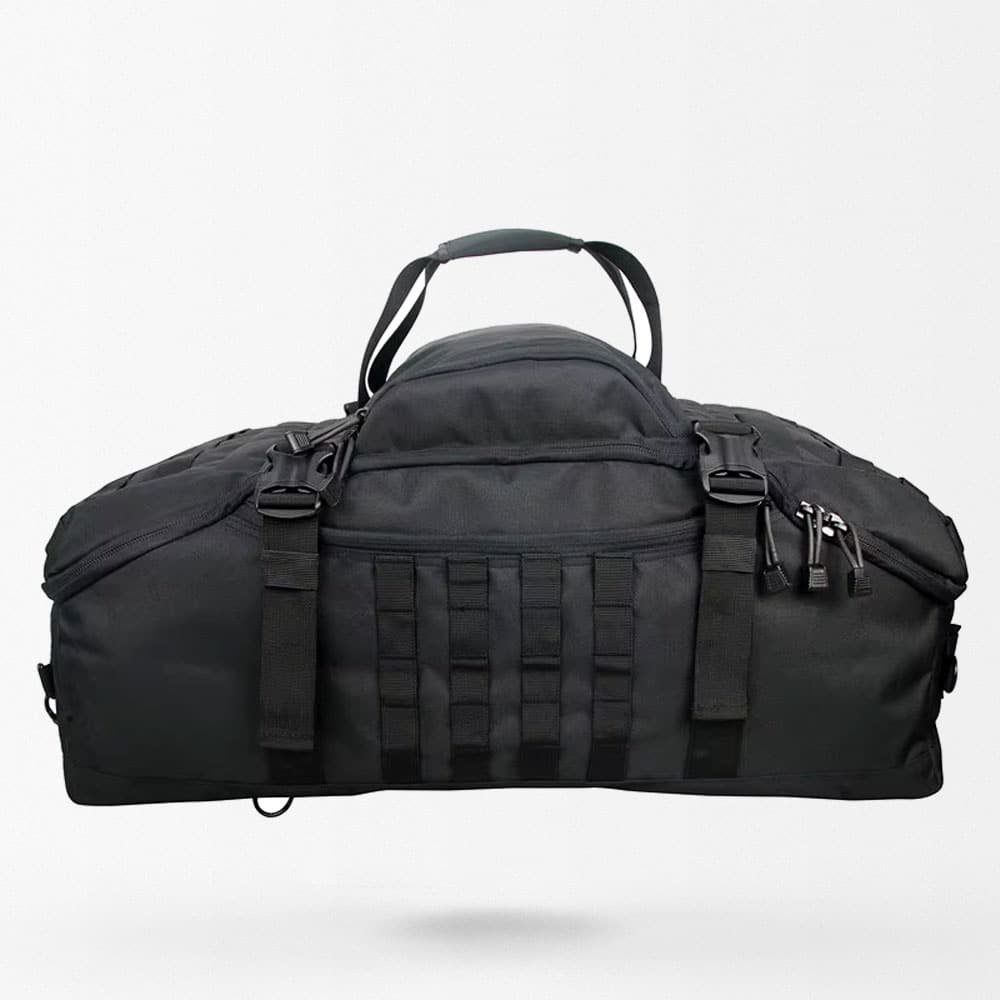 Schwarzer Militär-Dufflebag – Bild 2