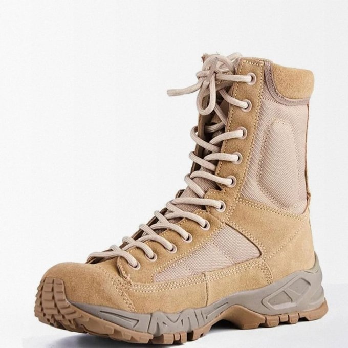 Desert Tan Militär-Schnürstiefel