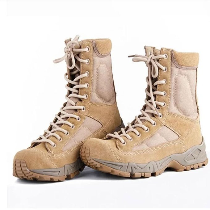 Desert Tan Militär-Schnürstiefel – Bild 3