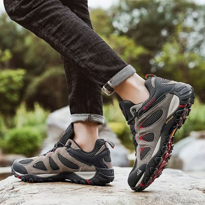 Graue Outdoor-Taktik-Schuhe "Hikeup" – Bild 3