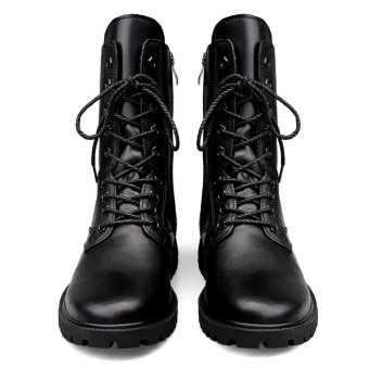 Kampfstiefel aus echtem Leder