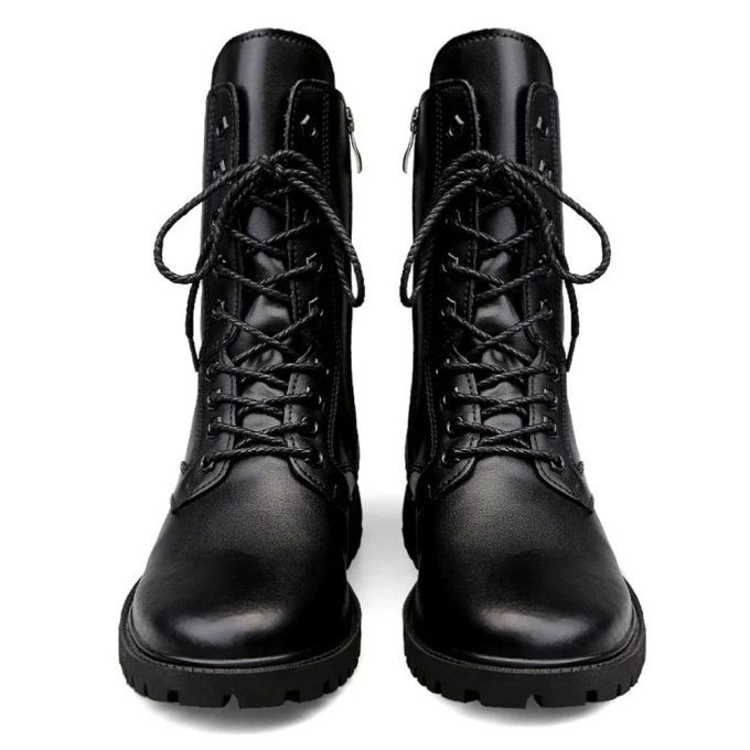 Kampfstiefel aus echtem Leder