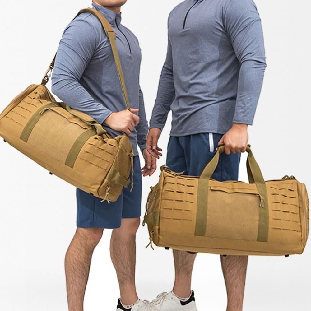 Kleiner taktischer Dufflebag mit lasergeschnittenem MOLLE-System – Bild 4