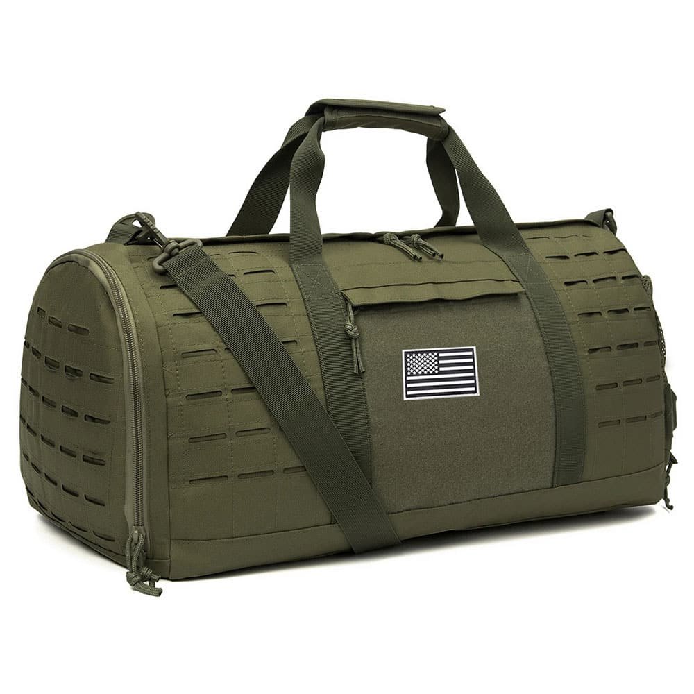 Kleiner taktischer Dufflebag mit lasergeschnittenem MOLLE-System – Bild 9