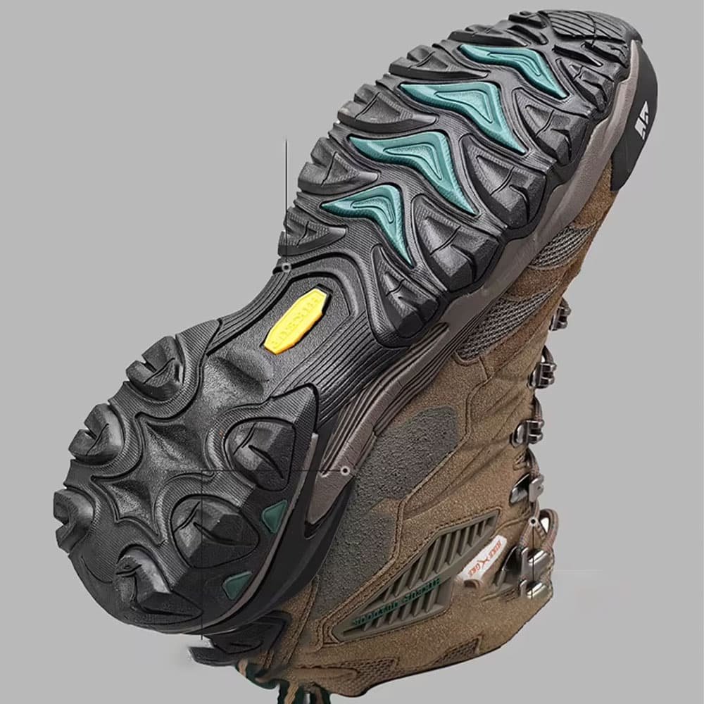 Wasserabweisende Wildleder-Wanderstiefel in Braun – Bild 5