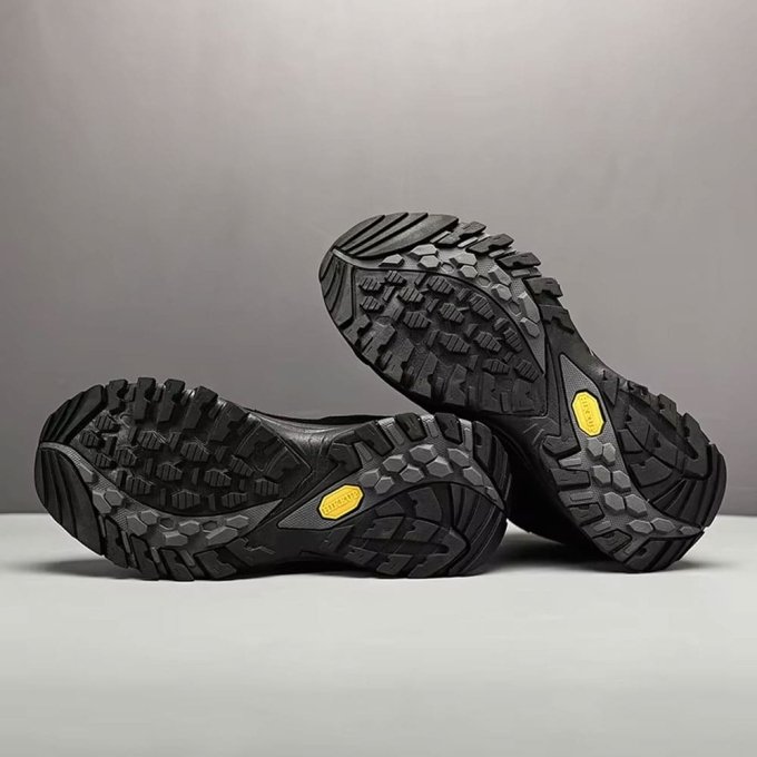 Schwarze Wildleder-Wanderschuhe Hikeup – Bild 6