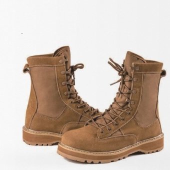 Suede military boots - Coyote  Brown