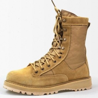 Wildleder-Militärstiefel Desert Tan