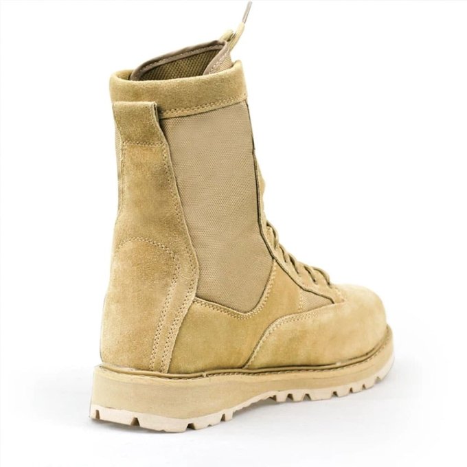 Wildleder-Militärstiefel Desert Tan – Bild 3