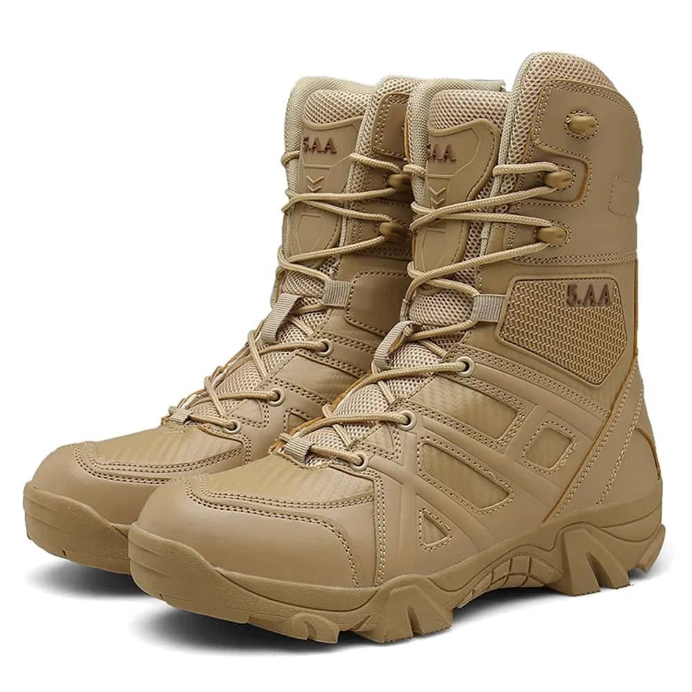Kula Tactical – Combat-Stiefel aus Kunstleder in Desert Tan