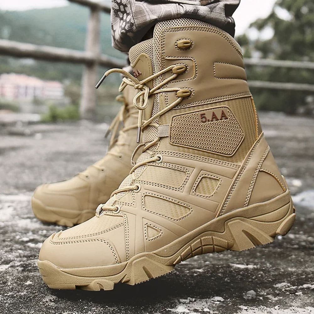 Kula Tactical – Combat-Stiefel aus Kunstleder in Desert Tan – Bild 3