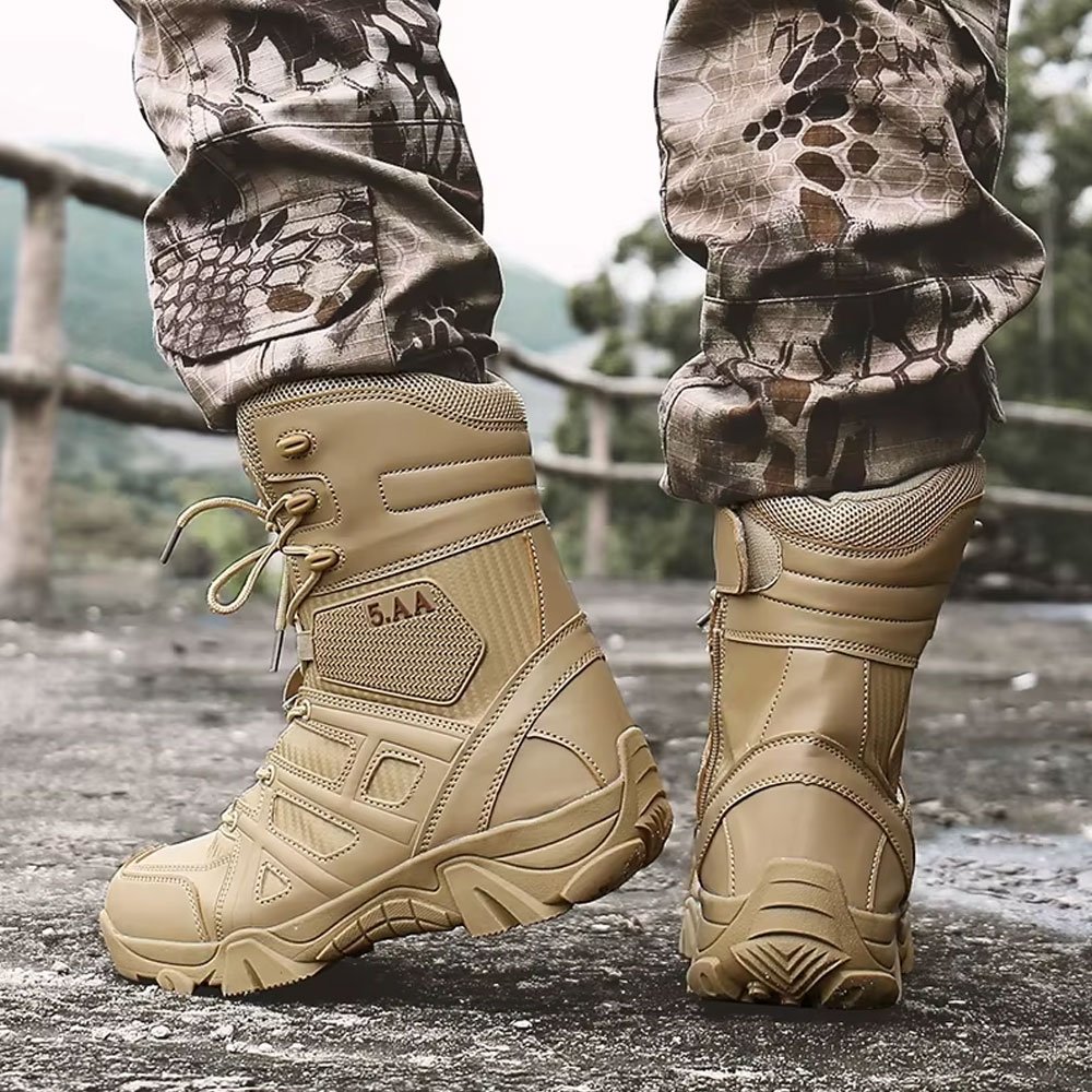 Kula Tactical – Combat-Stiefel aus Kunstleder in Desert Tan – Bild 4
