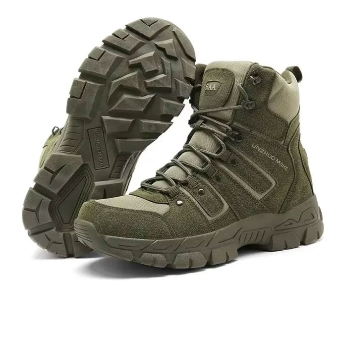 Taktische Trekkingstiefel Olivgrün – Bild 2