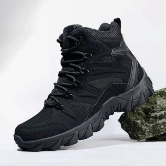 Taktische Wanderstiefel in Schwarz "Huile"