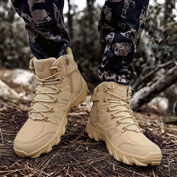 Taktische Wanderstiefel in Desert Tan – Huile – Bild 7
