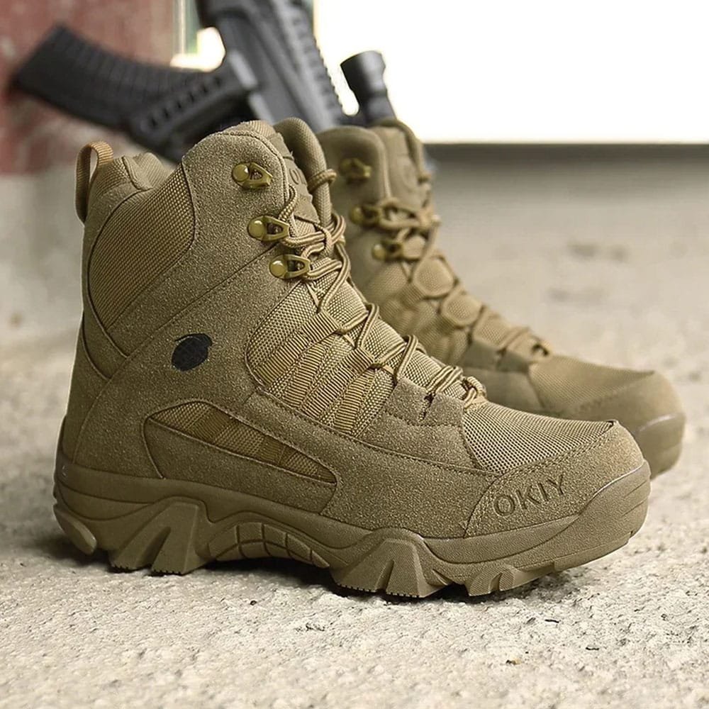 Leichte taktische Wanderschuhe in Coyote-Braun