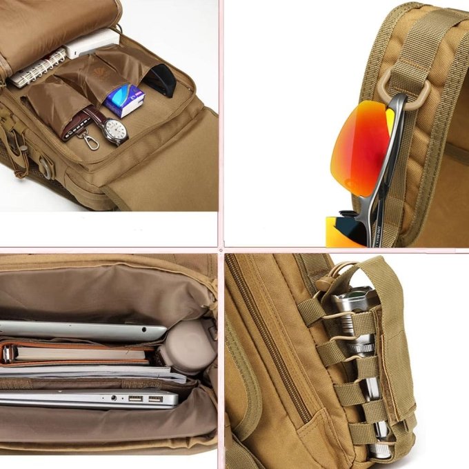 Taktische Laptoptasche mit MOLLE-System – Bild 3