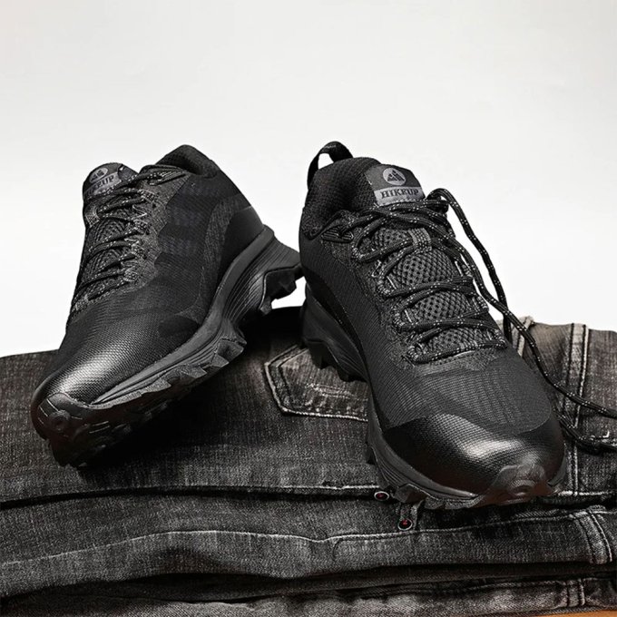 Schwarze taktische Laufschuhe (Sneaker) – Bild 3