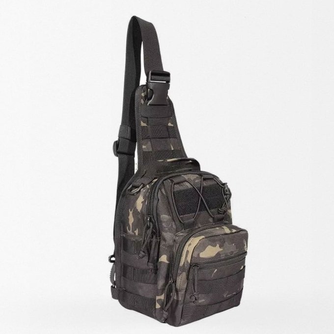Taktische Slingbag Multicam Schwarz